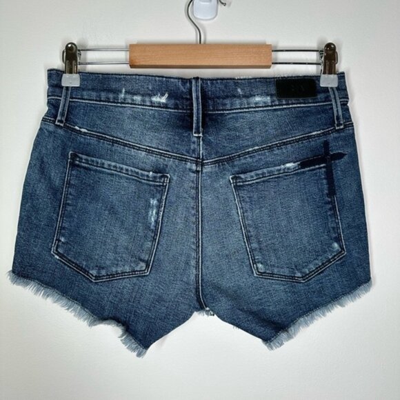 RTA Distressed Denim Cut Off Jean Shorts Size 26 - Picture 6 of 6